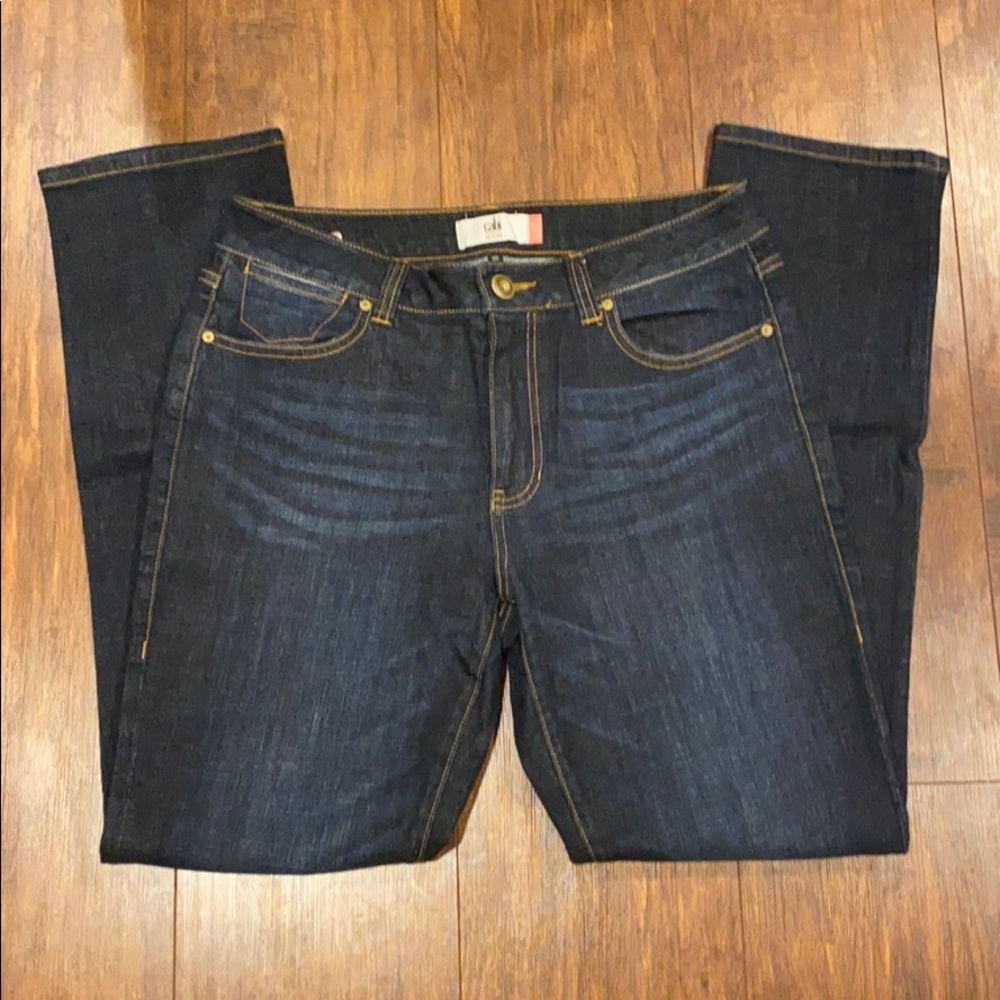 EUC Cabi High Straight Jeans, Size 10 - Picture 1 of 6